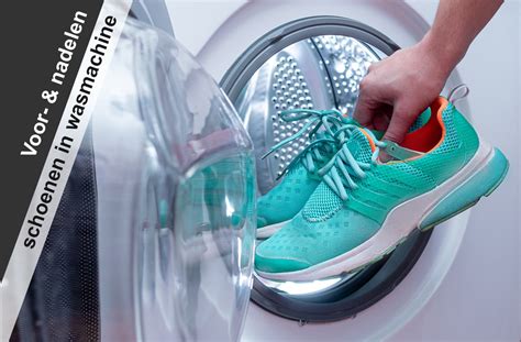 mogen schoenen in de wasmachine